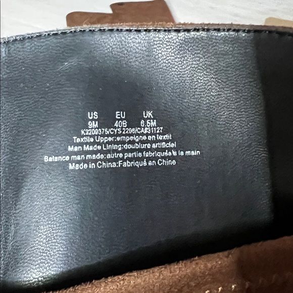 DKNY Cilli Boot Over the Knee / Pecan Brown Vegan Suede Partial Zipper Size 9 - Picture 16 of 17